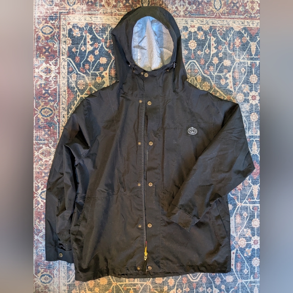 Poler Black Hooded Jacket